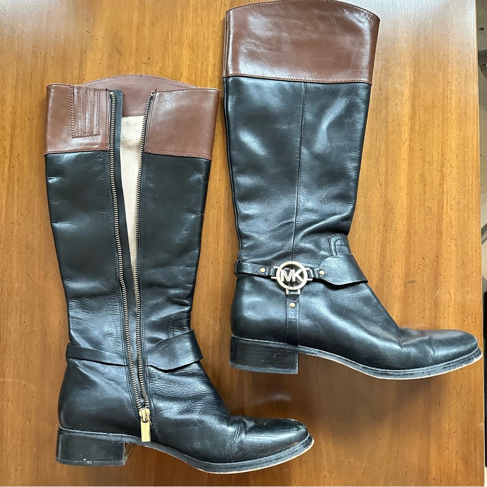 Michael Kors leather boots